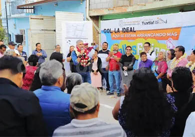 Inicia &Aacute;ngel Torres otra calle m&aacute;s en Tuxtla