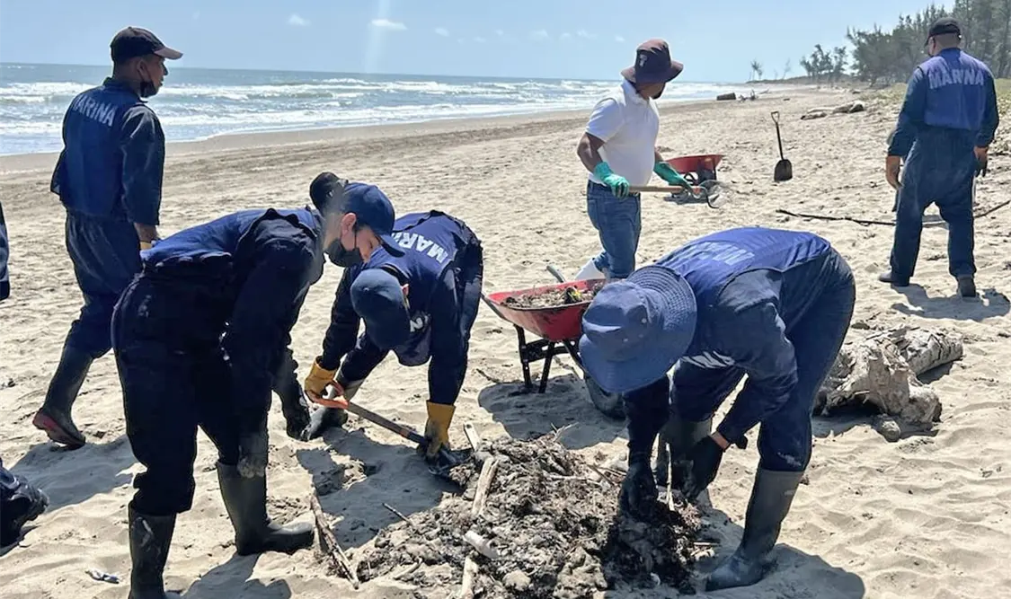 Sector Naval desplegó brigada para ayudar en la situación. Cortesía