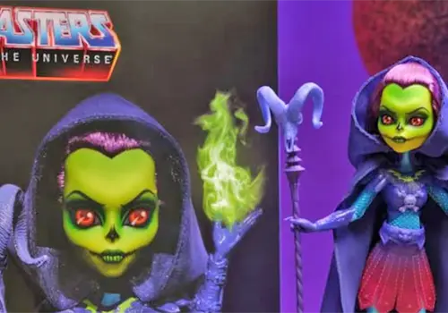 Lanzan muñeca inspirada en Skeletor Lanzan muñeca inspirada en Skeletor