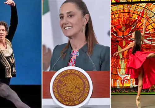 Claudia Sheinbaum elogia a bailarines Claudia Sheinbaum elogia a bailarines