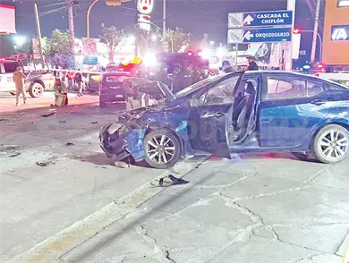 Carambola en libramiento salda con cuatro lesionados