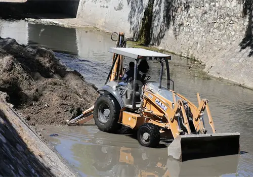 Ampliarán tramo de desazolve en el Sabinal Ampliarán tramo de desazolve en el Sabinal