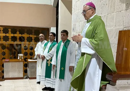 Llama obispo a trabajar por la paz