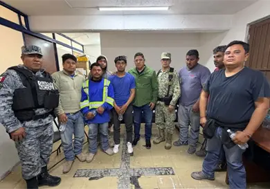 Localizan a siete electricistas desaparecidos