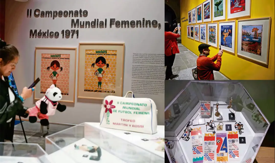 La exposición forma parte de las actividades por el mundial de futbol. Cortesía