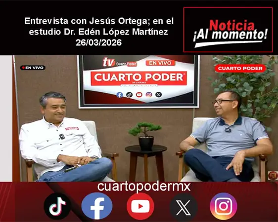 Entrevista con Jes&uacute;s Ortega; en el estudio Dr. Ed&eacute;n L&oacute;pez Mart&iacute;nez