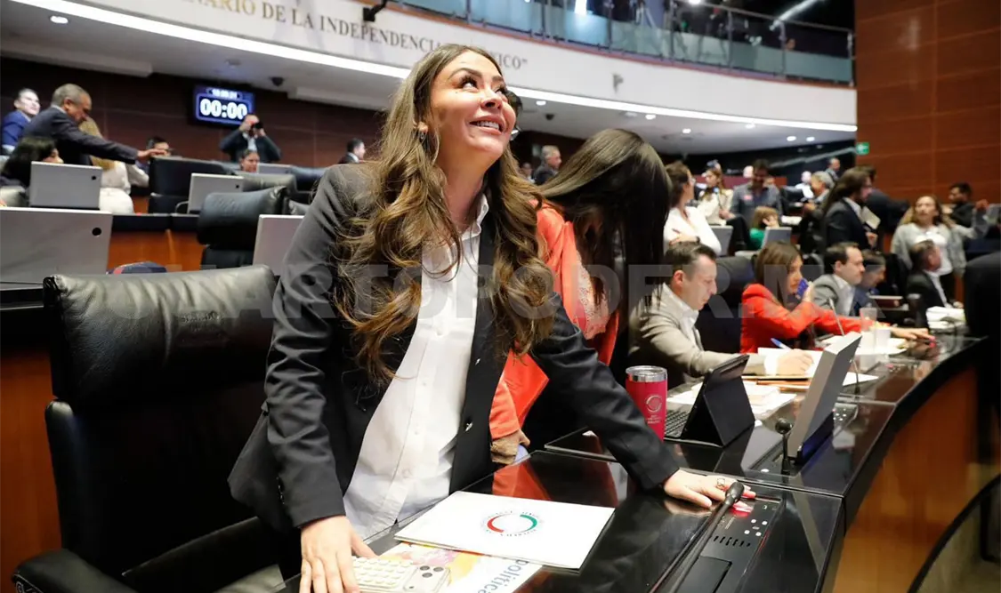 La senadora continúa exponiendo acciones en beneficio de Chiapas. CP