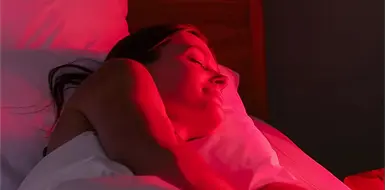 Como usar la luz roja para dormir