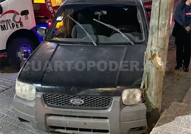 Le fallan los frenos en una pendiente