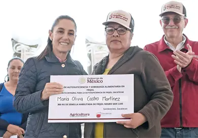 Se alcanz&oacute; en frijol la autosuficiencia alimentaria