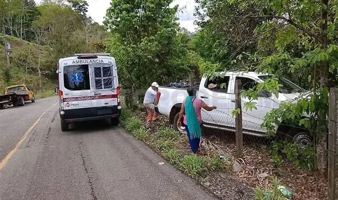 Protección Civil brindó los primeros auxilios a los afectados. Cortesía