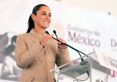 No nos puso una &eacute;lite en la Presidencia: Claudia