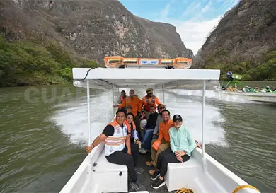 Supervisa ERA limpieza en el Cañón del Sumidero Supervisa ERA limpieza en el Cañón del Sumidero