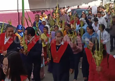 Celebran el Domingo de Ramos