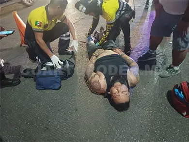 Lo atropellan y le quiebran una de las piernas Lo atropellan y le quiebran una de las piernas