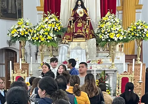 Veneran al Justo Juez en el templo de La Merced