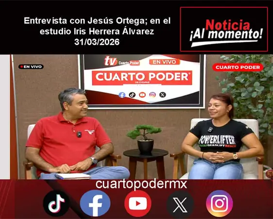 Entrevista con Jes&uacute;s Ortega; en el estudio Iris Herrera &Aacute;lvarez