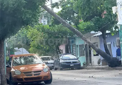 Rachas de viento provocan afectaciones