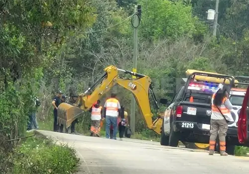Retiran topes del tramo Oxchuc-Ocosingo