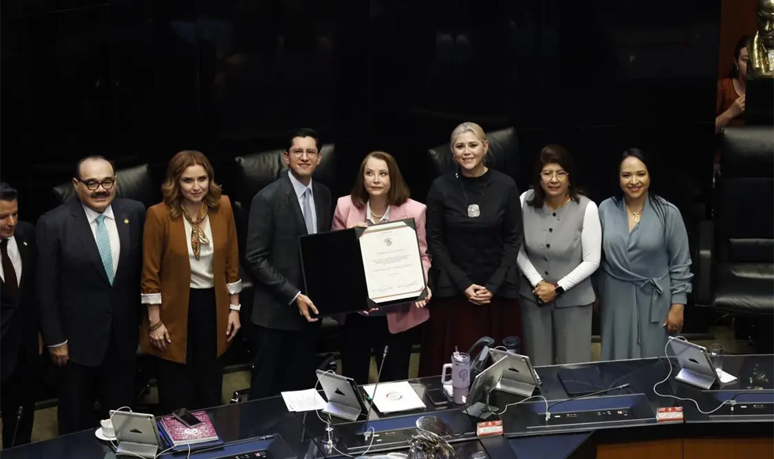 Roberto Velasco, nuevo titular de la Secretaría de Relaciones Exteriores (SRE) en el pleno del Senado. el Universal