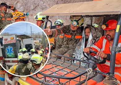 Dan de alta a minero rescatado Dan de alta a minero rescatado