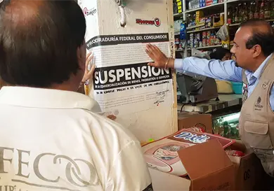 Coloca sellos de suspensión durante operativos Coloca sellos de suspensión durante operativos