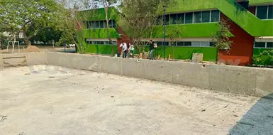 Avanza construcción de alberca semi olímpica Avanza construcción de alberca semi olímpica