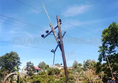 Teopisca por m&aacute;s de 20 horas sin luz