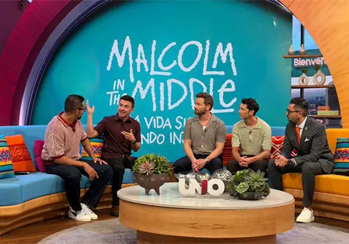 Malcolm visitó Venga la alegría Malcolm visitó Venga la alegría