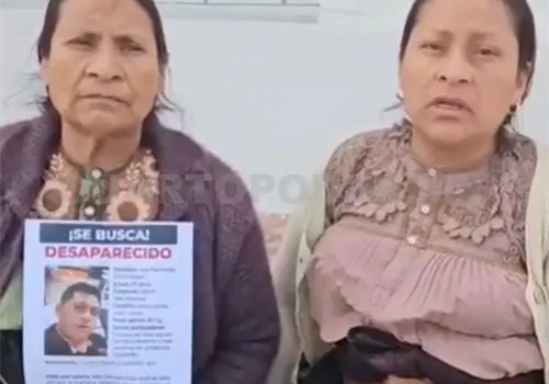 Mujeres piden la localizaci&oacute;n de su hermano