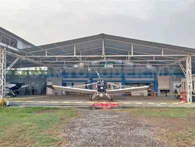 Lo tritura h&eacute;lice de una avioneta en aer&oacute;dromo