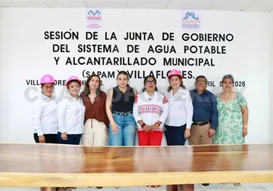Realizan sesi&oacute;n de la Junta de Gobierno del Sapam