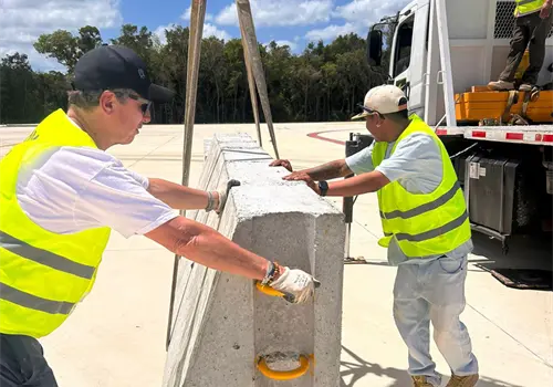 Avanza montaje del &oacute;valo Nascar en Tulum