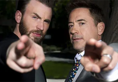 Downey Jr. y Evans se reencuentran