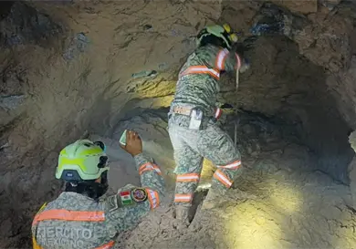 No cesa b&uacute;squeda de &uacute;ltimo trabajador de mina