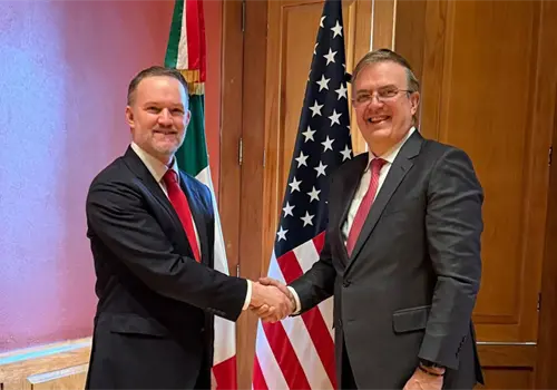 Inician Ebrard y Greer ronda de negociaciones