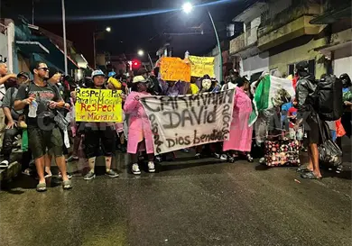 Parte segunda caravana migrante de Tapachula