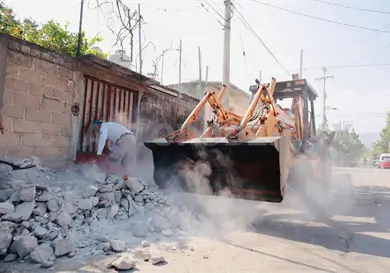 M&aacute;s de mil 300 toneladas de escombro se han recogido