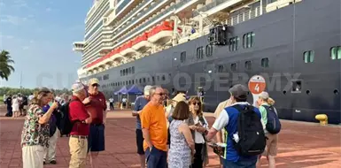 Llega otro crucero a Puerto Chiapas