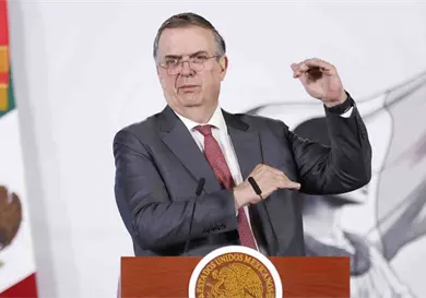 Ebrard expone visi&oacute;n de EUA sobre T-MEC
