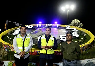 Se rehabilita reloj floral en Tapachula