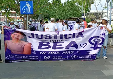 Con marcha exigen castigo a feminicida
