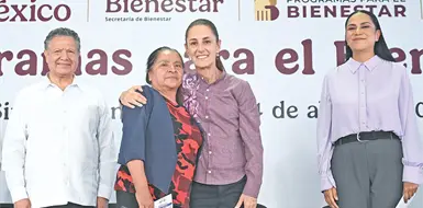 Nunca abandonamos al desprotegido: Claudia