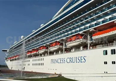 Crucero Gran Princess arriba por primera vez