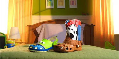 Toy story llega a los Crocs