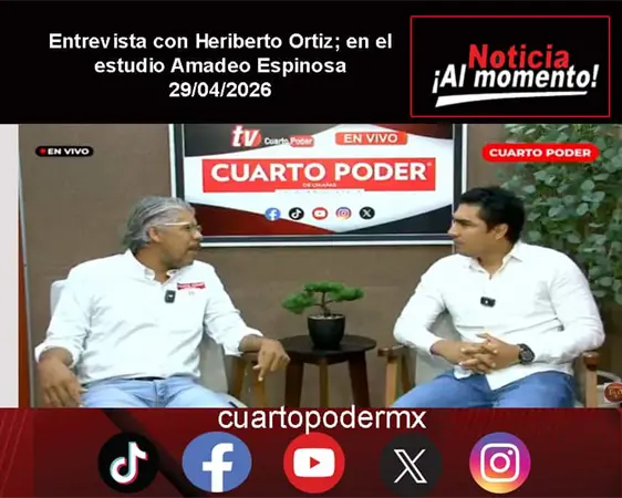 Entrevista con Heriberto Ortiz; en el estudio Amadeo Espinosa