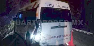 Cinco lesionadas en choque de colectivo