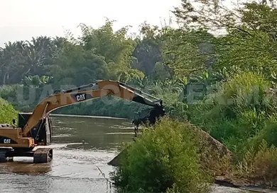 Inician desazolve de r&iacute;o en Mapastepec