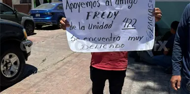 Solicitan apoyo para taxista accidentado