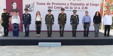 Nombran a nuevo comandante de la 31/a Zona Militar